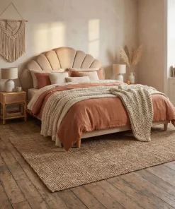 Tête de lit Mermaid 160 cm Velours Taupe