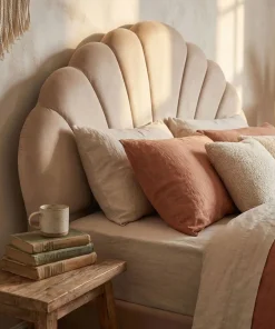 Tête de lit Mermaid 160 cm Velours Taupe