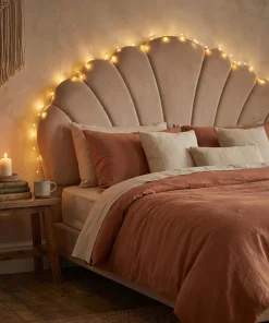 Tête de lit Mermaid 160 cm Velours Taupe