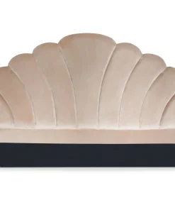 Tête de lit Mermaid 180 cm Velours Taupe