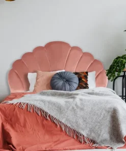 Tête de lit Mermaid 140 cm Velours Rose