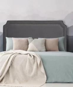 Tête de lit Milana 180cm Tissu Gris