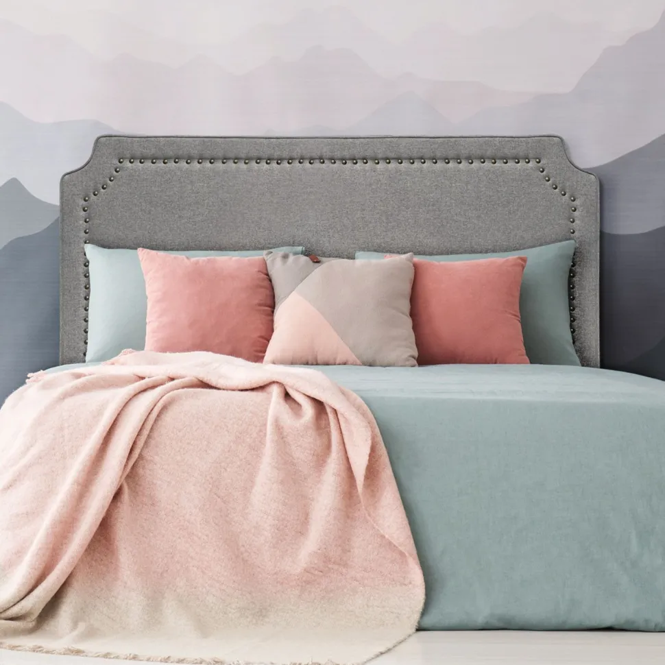 Tête de lit Milana 160cm Tissu Taupe