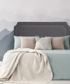 Tête de lit Milana 160cm Tissu Gris