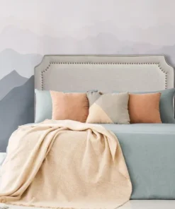 Tête de lit Milana 160cm Tissu Beige