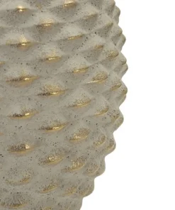 Vase boule Pépipas en céramique beige doré