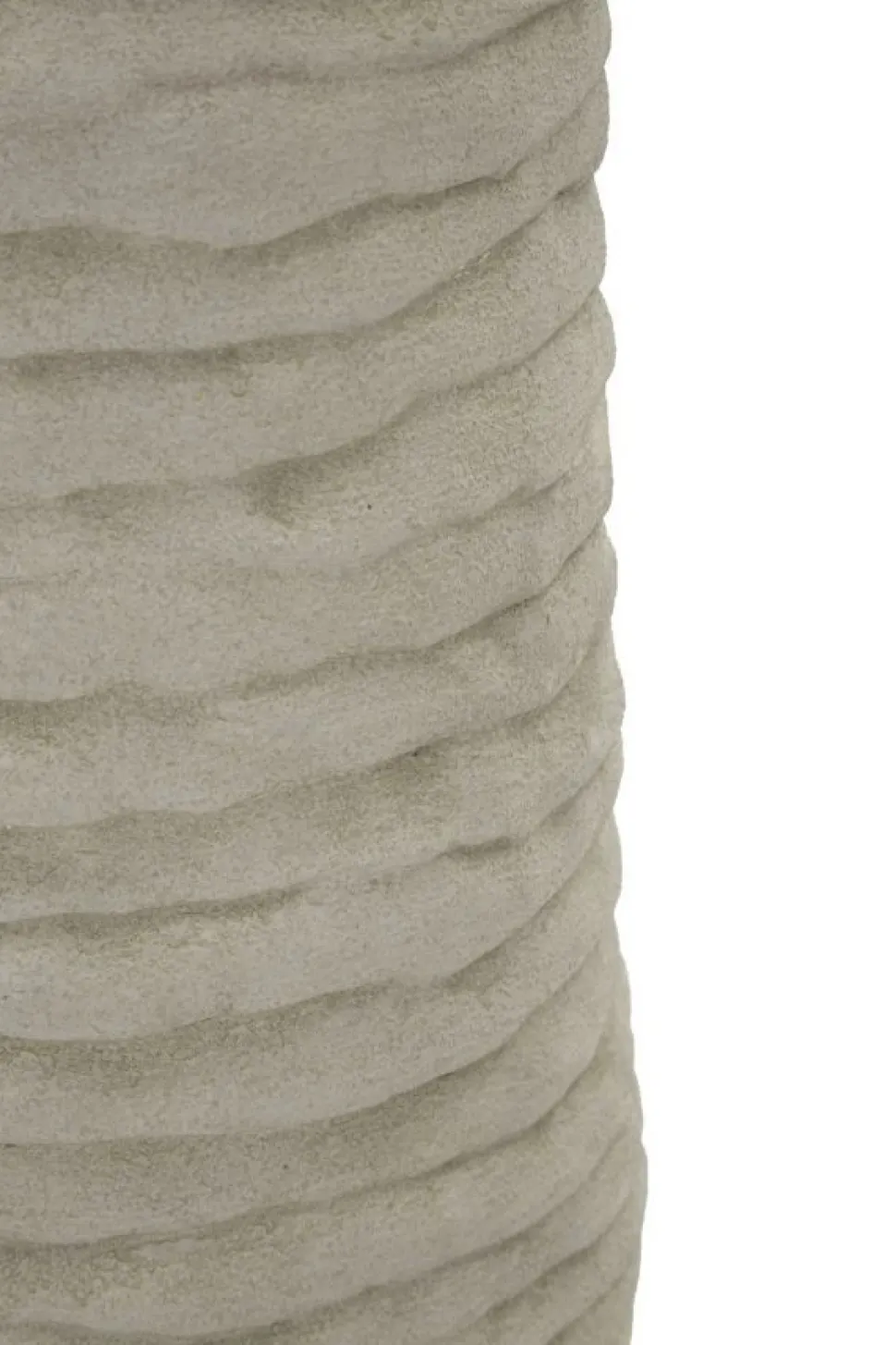 Vase cylindrique Lima finition naturelle intérieur doré