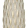 Vase décoratif pepitas dorées