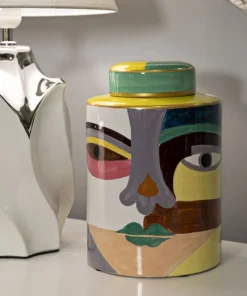 Vase design artistique coloré Piccassy
