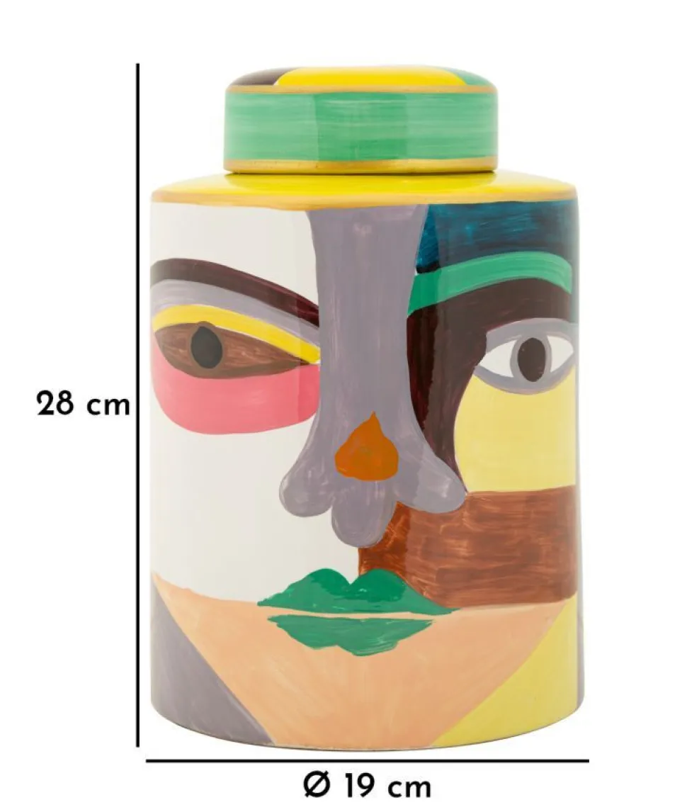 Vase design artistique coloré Piccassy