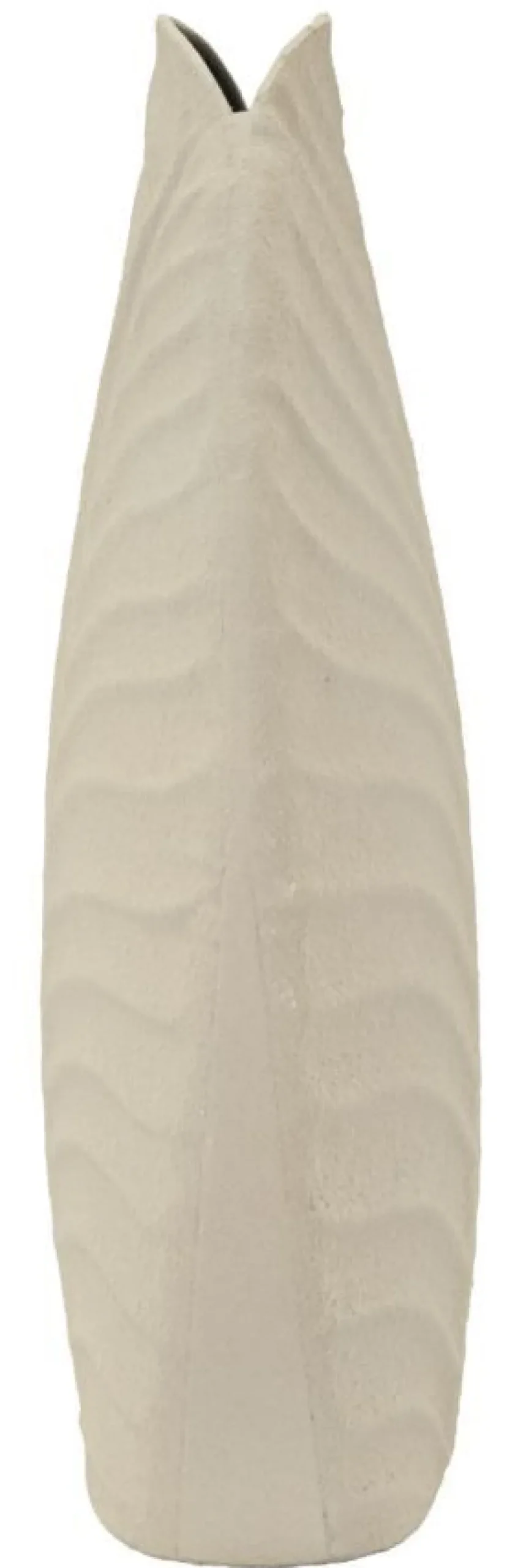 Vase Dune effet Sable surface Feuillue