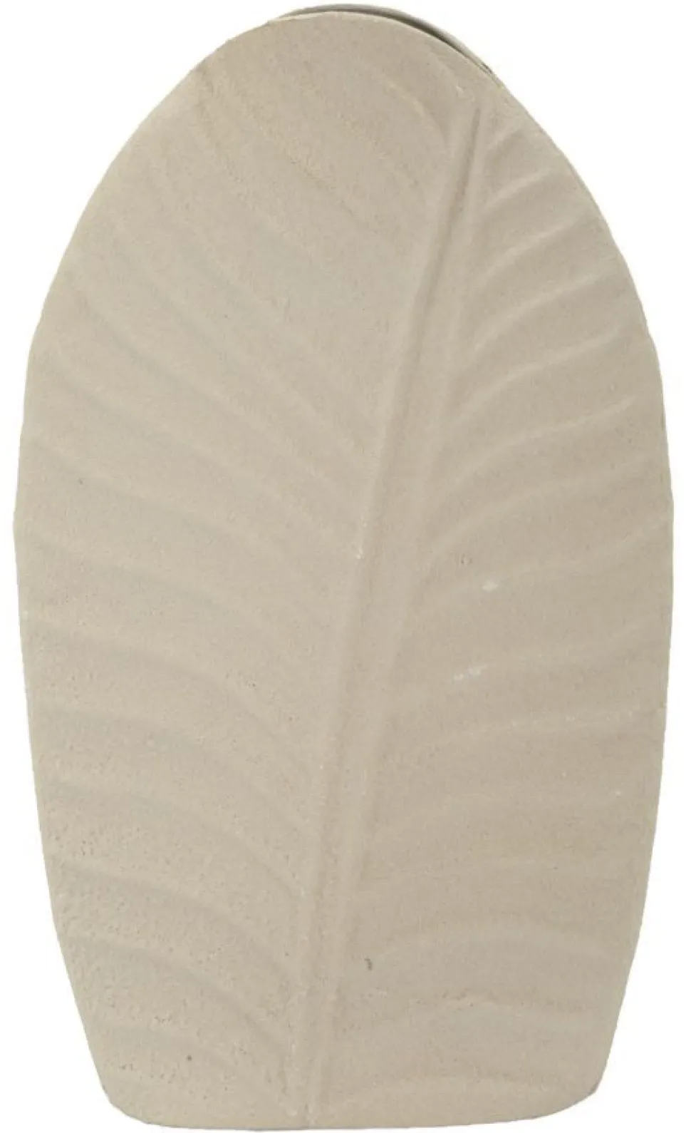 Vase Dune effet Sable surface Feuillue