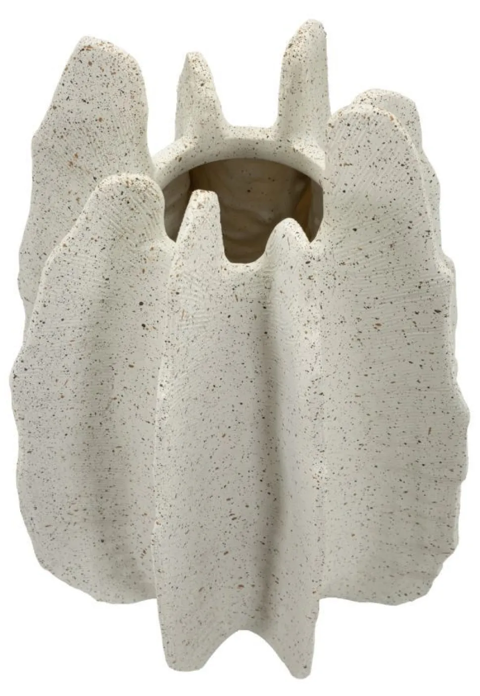 Vase en résine effet pierre