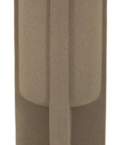 Vase géométrique Moai effet sculptural couleur Terre
