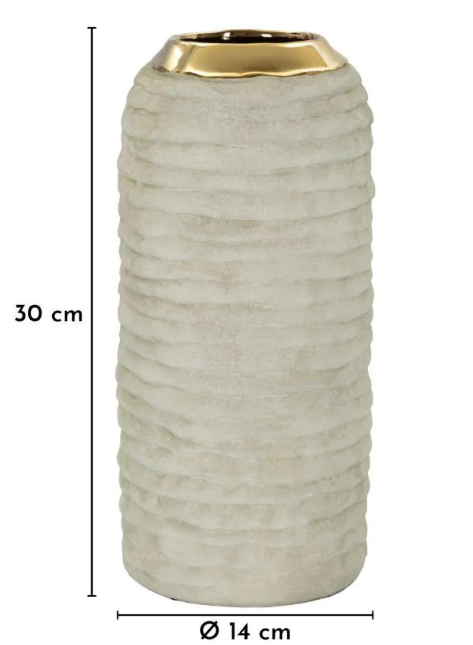Vase Lima finition mate intérieur lumineux