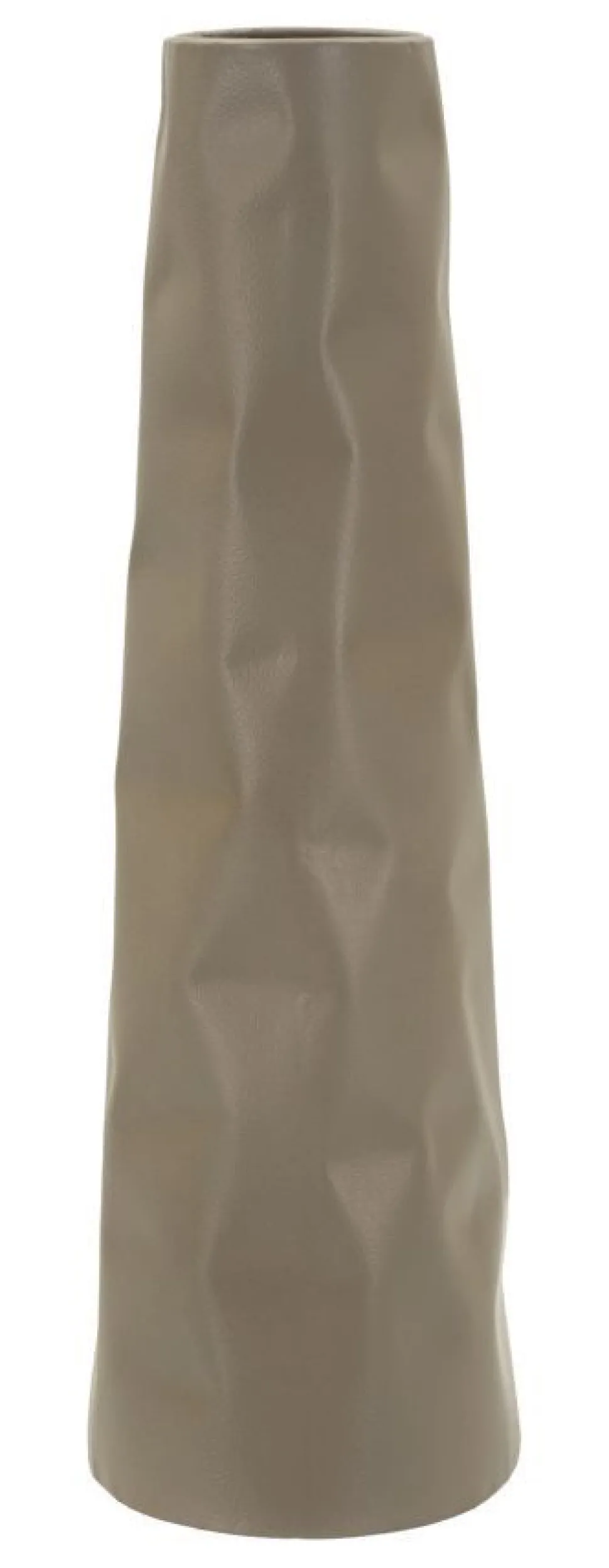 Vase moderne irrégulier Norimberga finition beige