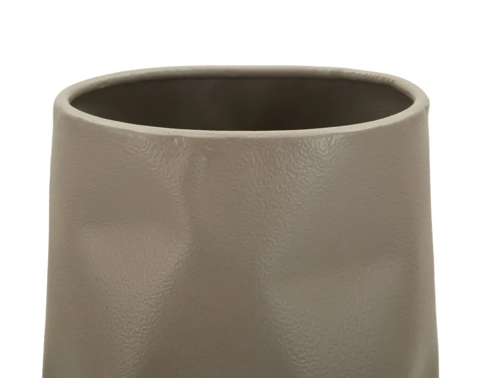 Vase moderne irrégulier Norimberga finition beige