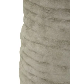 Vase ouvert Lima en céramique Beige et doré
