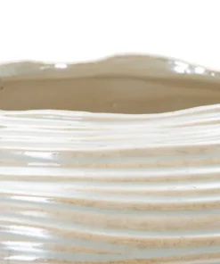 Vase rond Perly finition nacrée