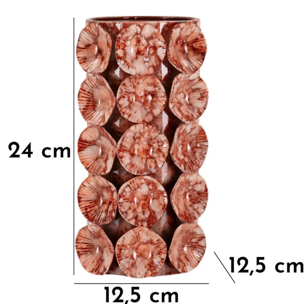 Vase rouge design original