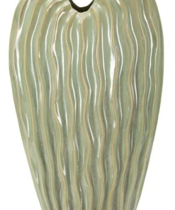 Vase sinueux finition brillante couleur neutre