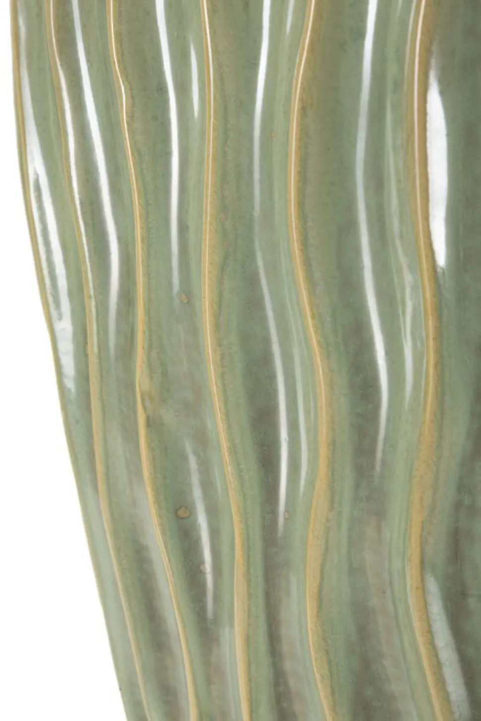 Vase sinueux finition brillante couleur neutre