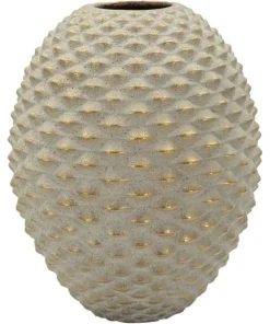 Vase sphérique en relief effet bijou