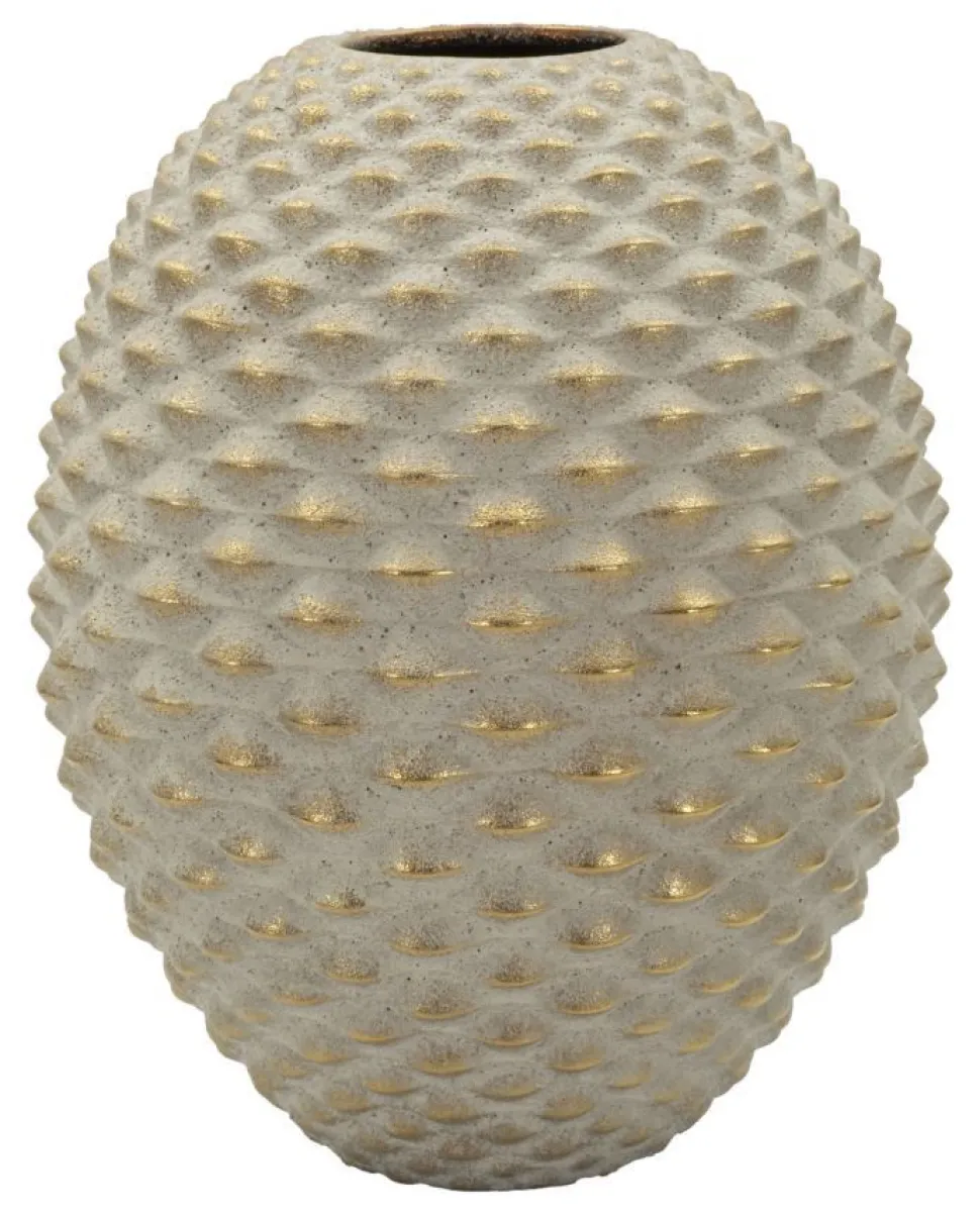 Vase sphérique en relief effet bijou
