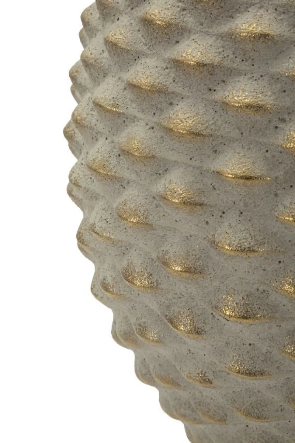 Vase sphérique en relief effet bijou
