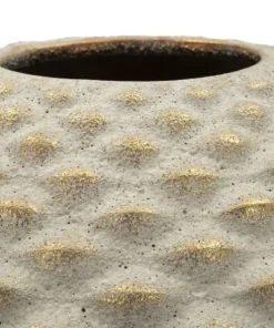 Vase sphérique en relief effet bijou