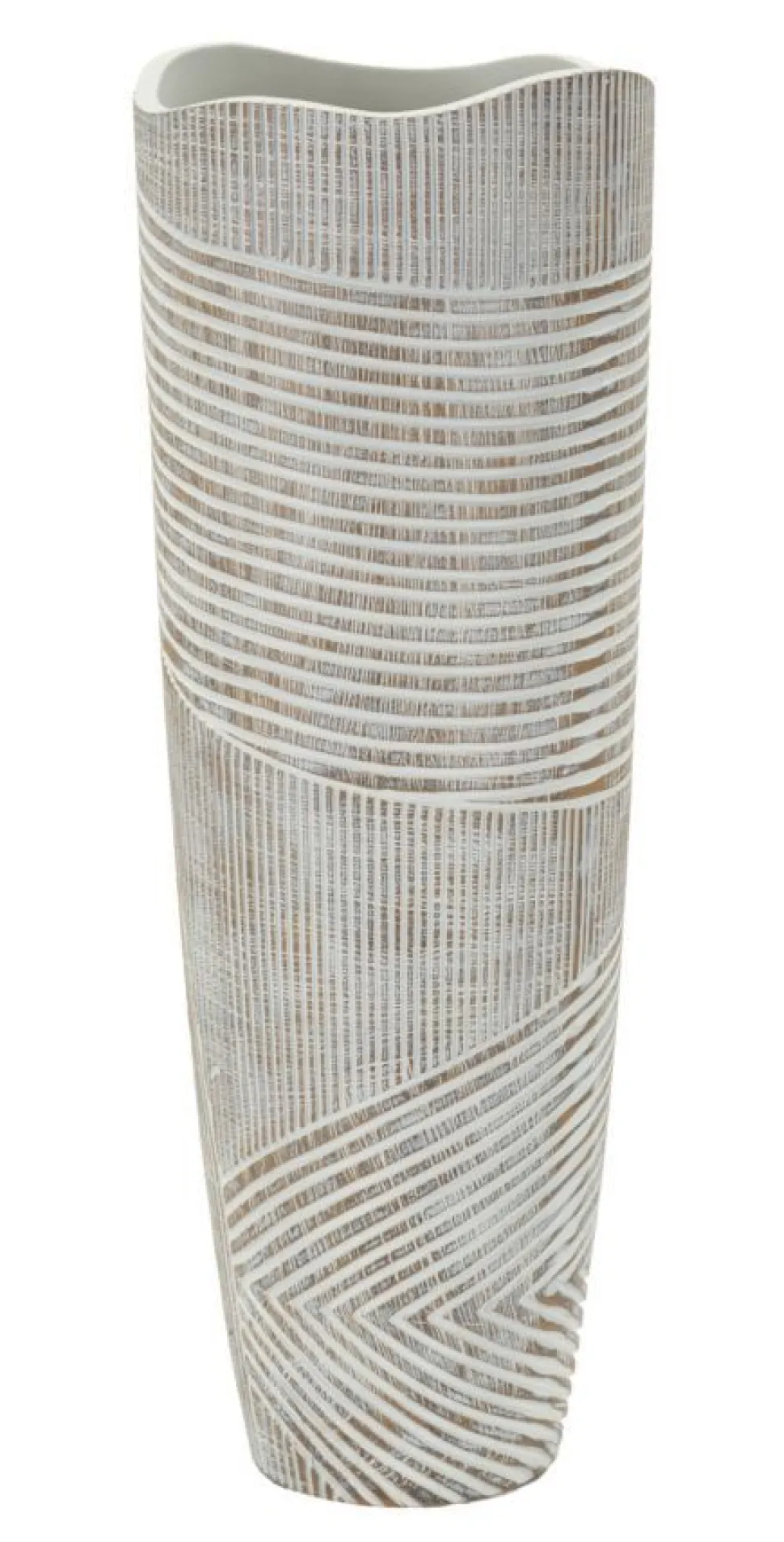 Vase Woodey Résine effet Bois