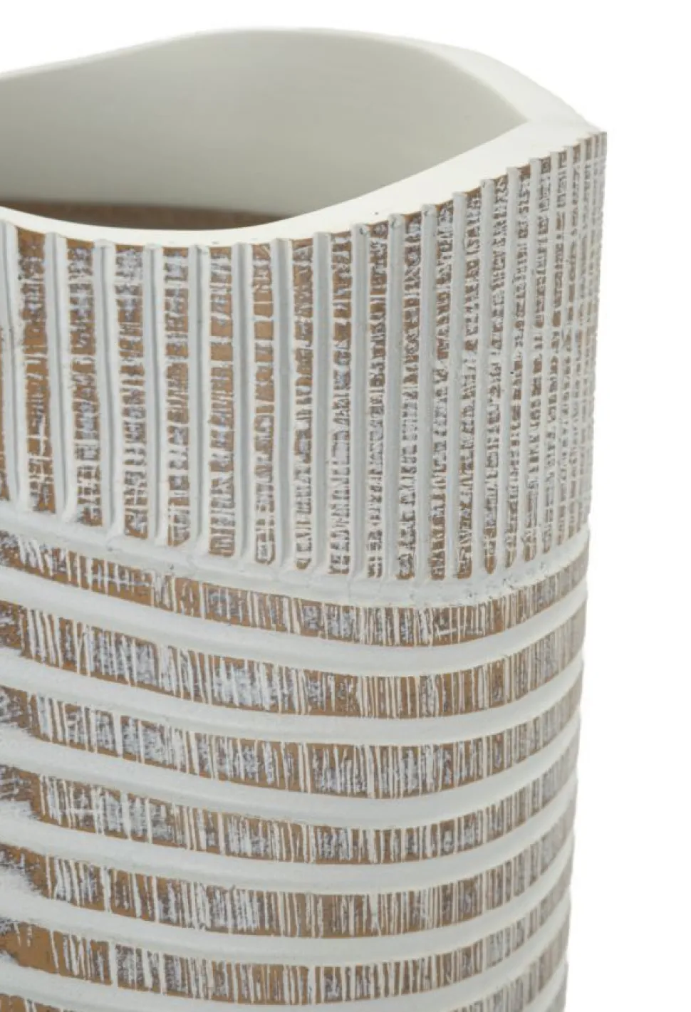 Vase Woody Résine effet Bois