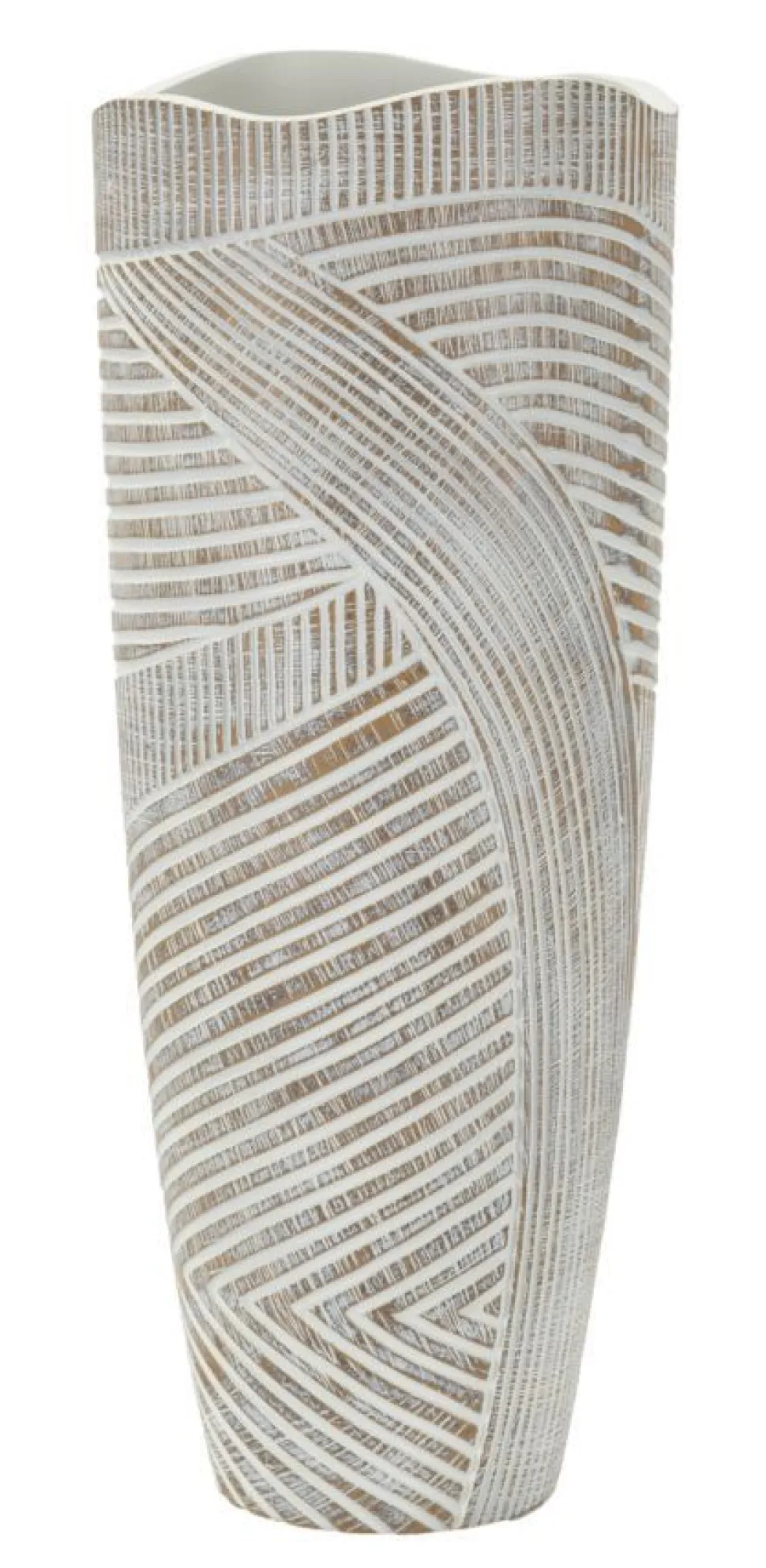 Vase Woody Résine effet Bois