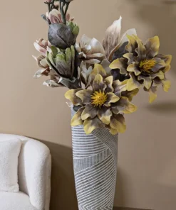 Vase Woody Résine effet Bois