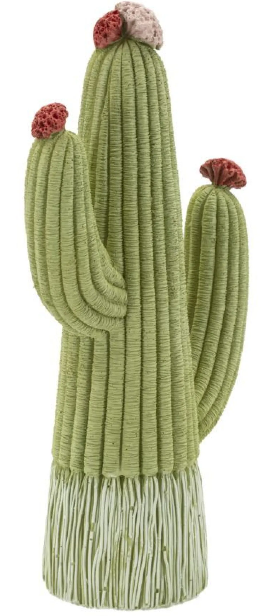 Végétation décorative Cactus Stons vert avec fleurs colorées