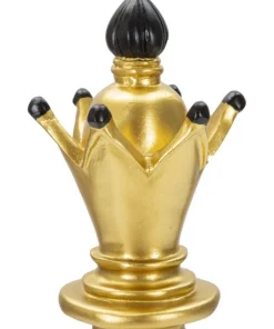 Évêque d'échecs Polyrésine Doré décorations Noires