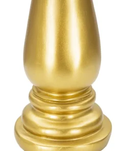 Évêque d'échecs Polyrésine Doré décorations Noires